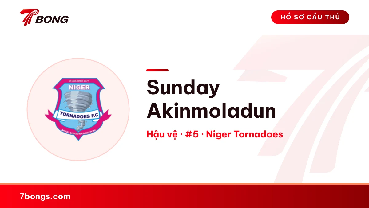 Sunday Akinmoladun — Niger Tornadoes