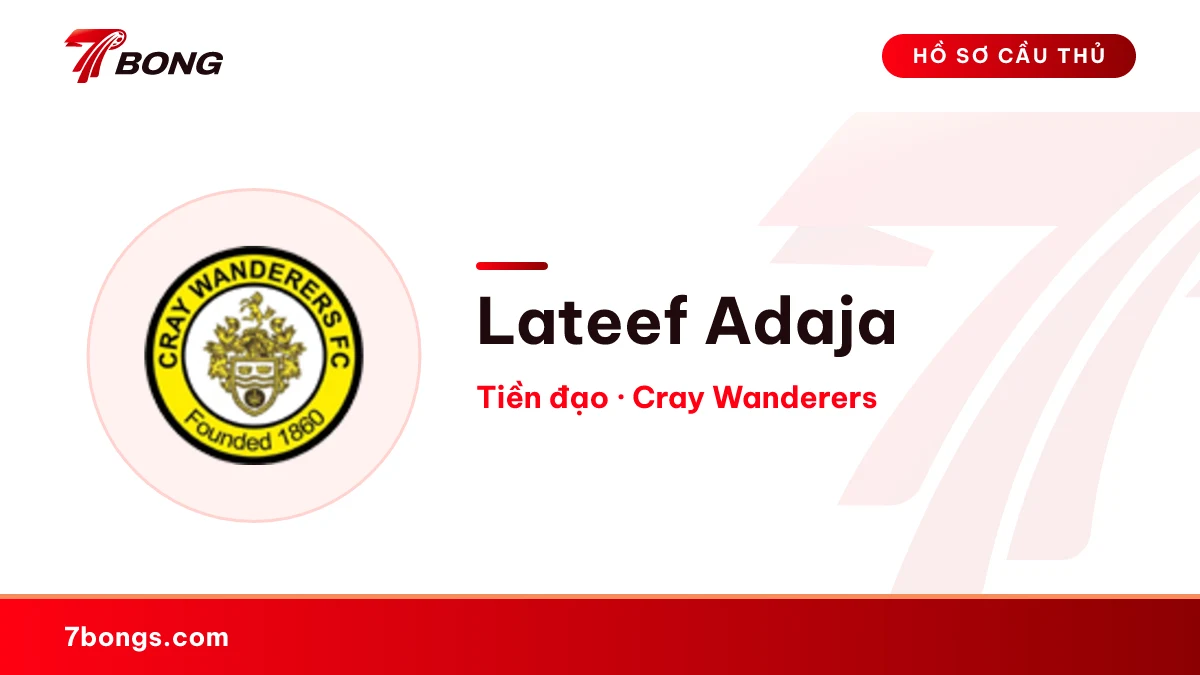 Lateef Adaja — Cray Wanderers