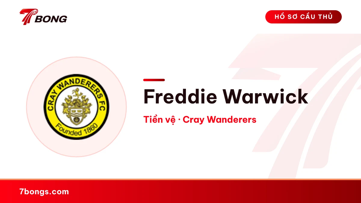 Freddie Warwick — Cray Wanderers