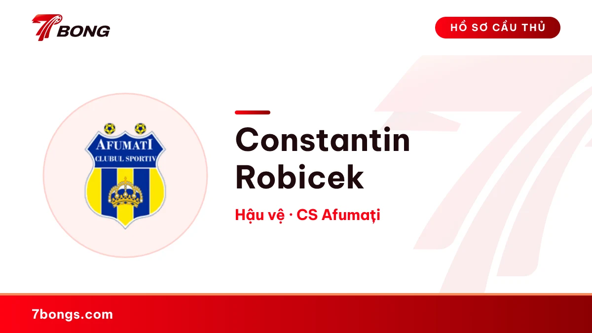 Constantin Robicek — CS Afumați