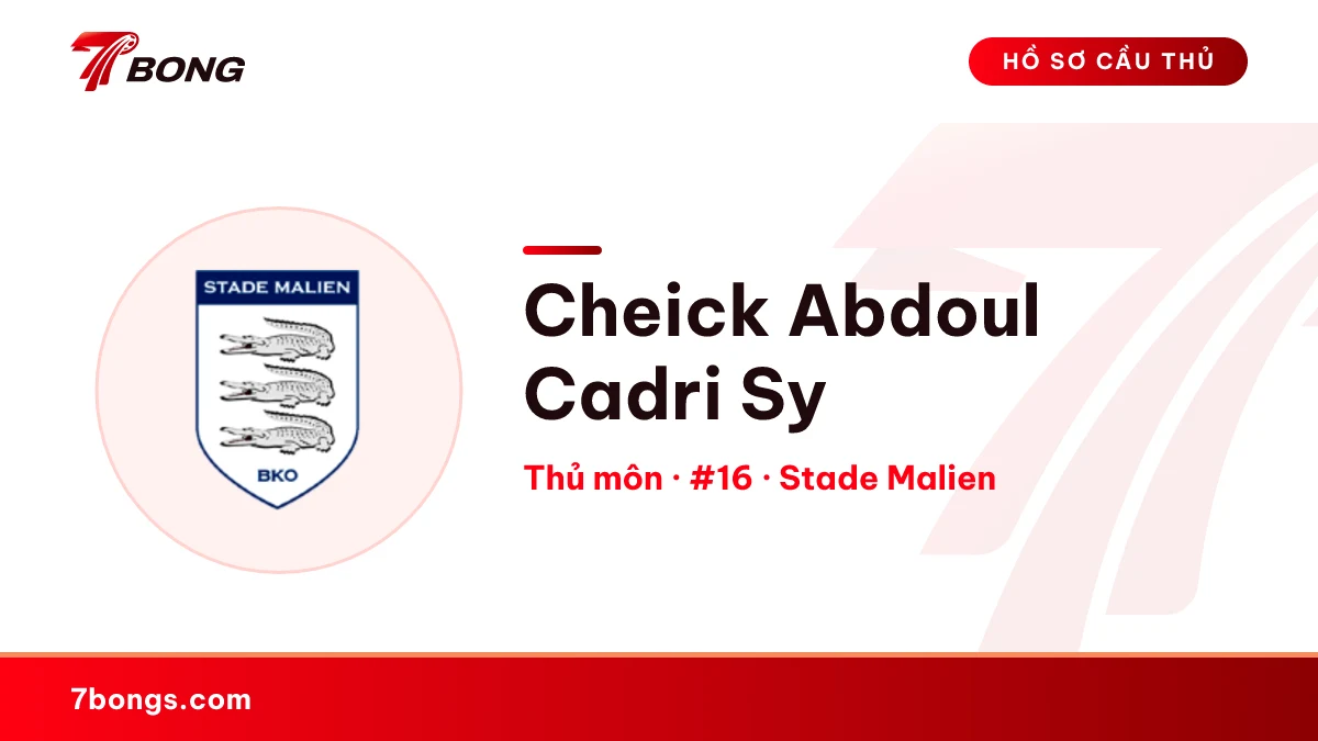 Cheick Abdoul Cadri Sy — Stade Malien