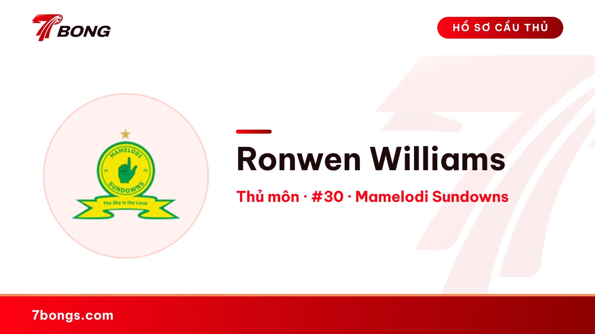 Ronwen Williams — Mamelodi Sundowns