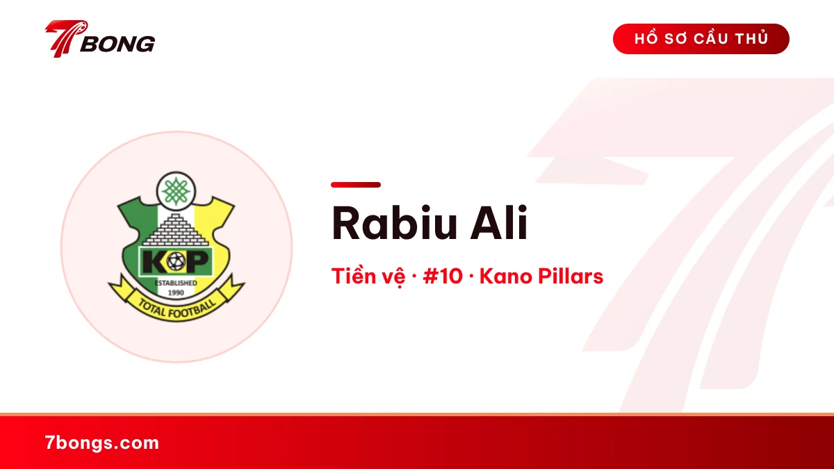 Rabiu Ali  — Kano Pillars