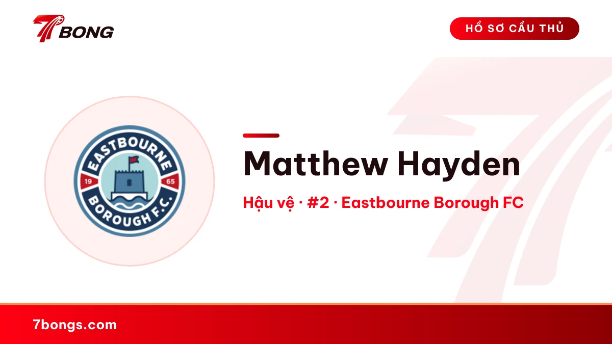 Matthew Hayden — Eastbourne Borough FC