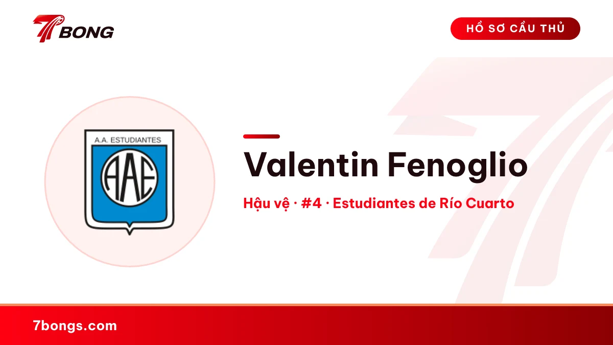 Valentin Fenoglio — Estudiantes de Río Cuarto