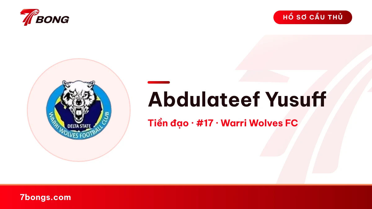 Abdulateef Yusuff — Warri Wolves FC