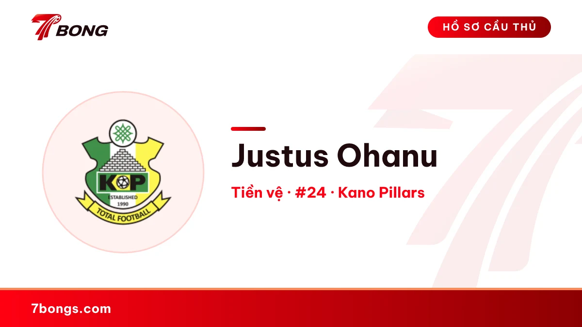 Justus Ohanu — Kano Pillars