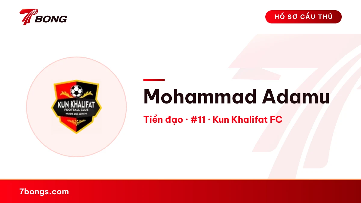 Mohammad Adamu — Kun Khalifat FC