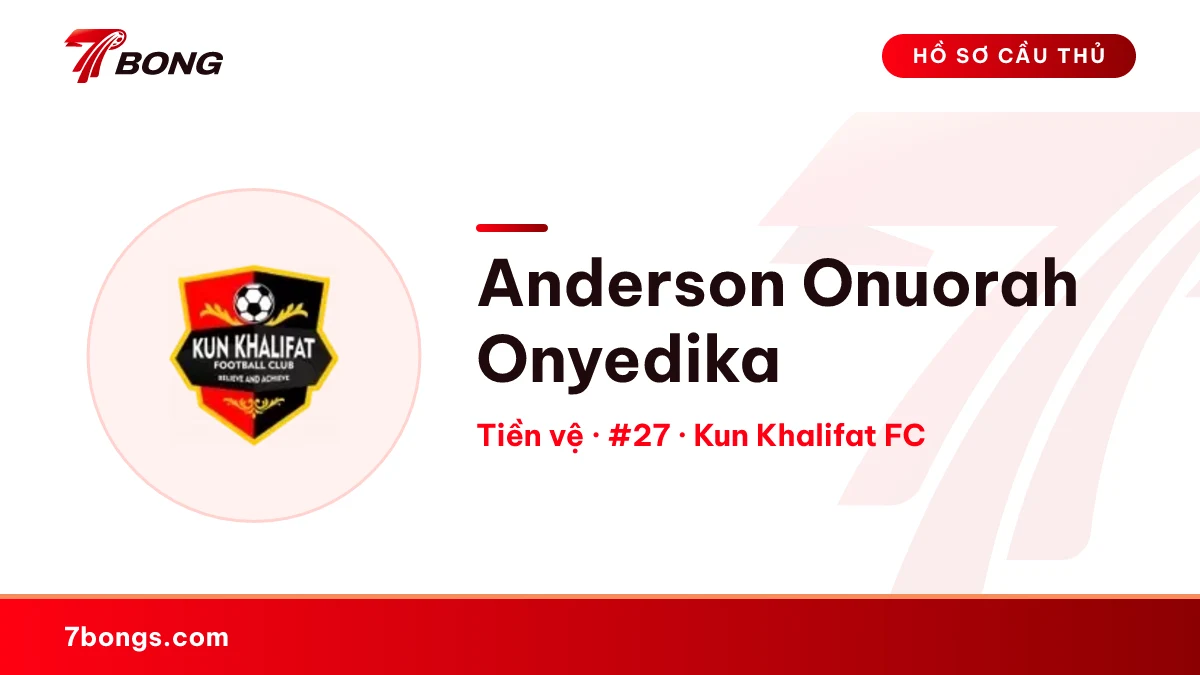 Anderson Onuorah Onyedika — Kun Khalifat FC