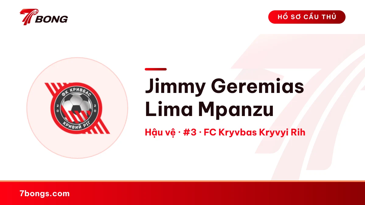 Jimmy Geremias Lima Mpanzu — FC Kryvbas Kryvyi Rih