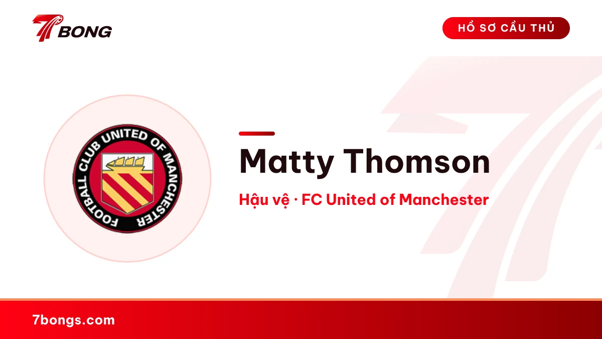Matty Thomson — FC United of Manchester