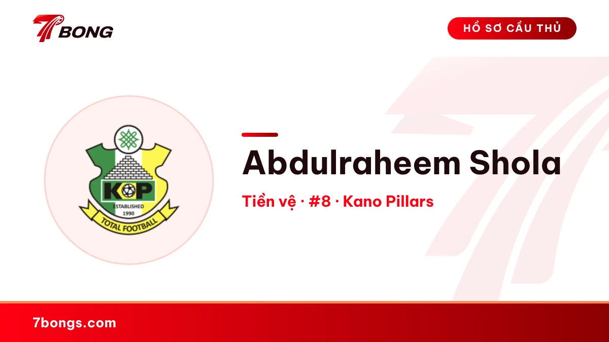 Abdulraheem Shola — Kano Pillars