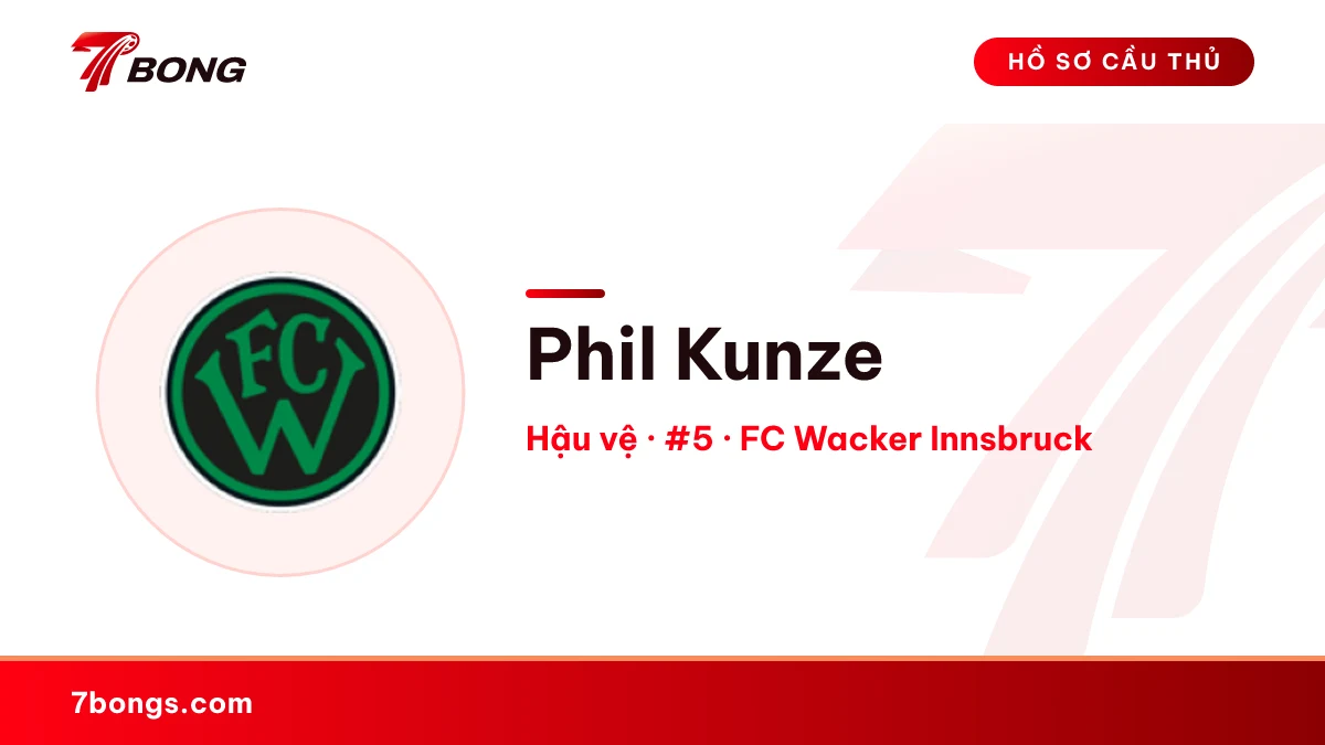 Phil Kunze — FC Wacker Innsbruck