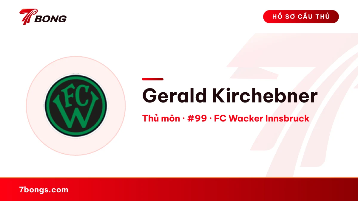 Gerald Kirchebner — FC Wacker Innsbruck