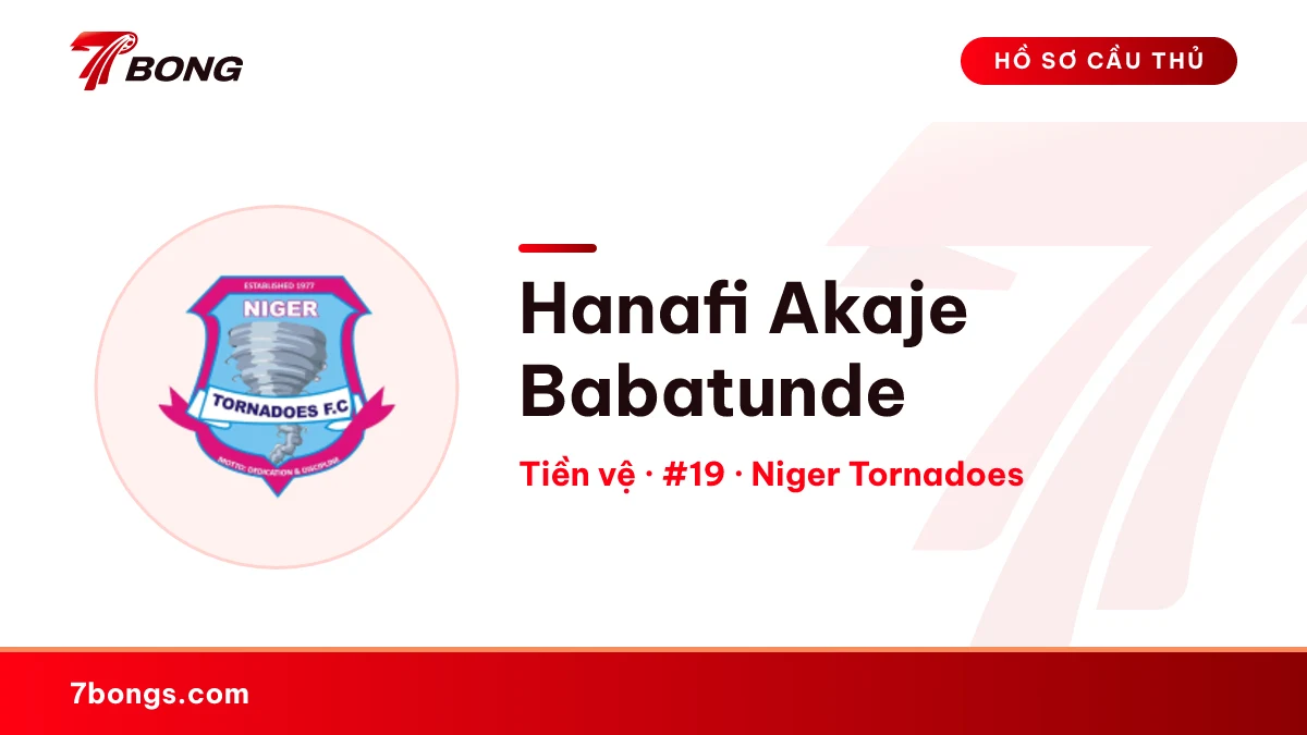 Hanafi Akaje Babatunde — Niger Tornadoes