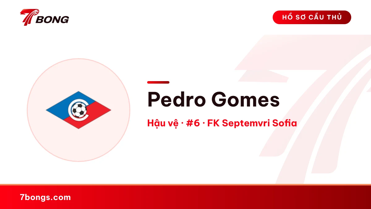Pedro Gomes — FK Septemvri Sofia