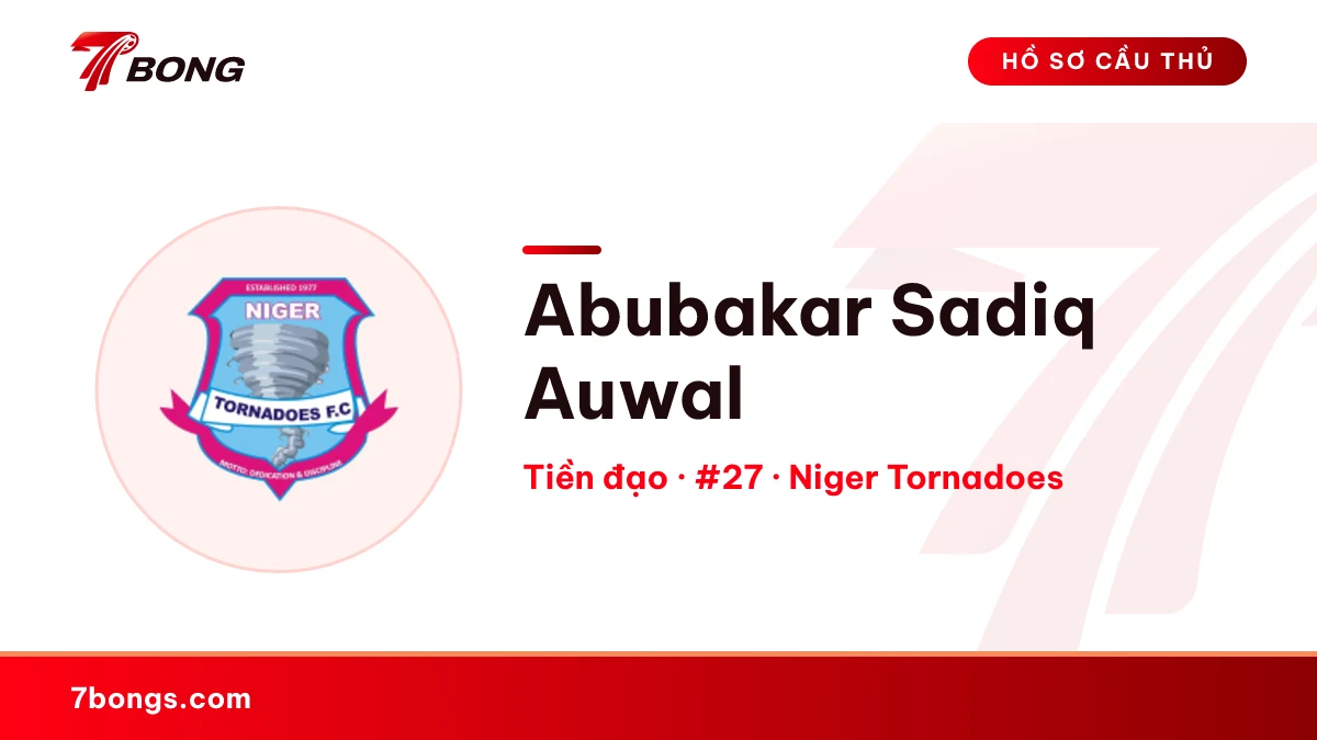 Abubakar Sadiq Auwal — Niger Tornadoes