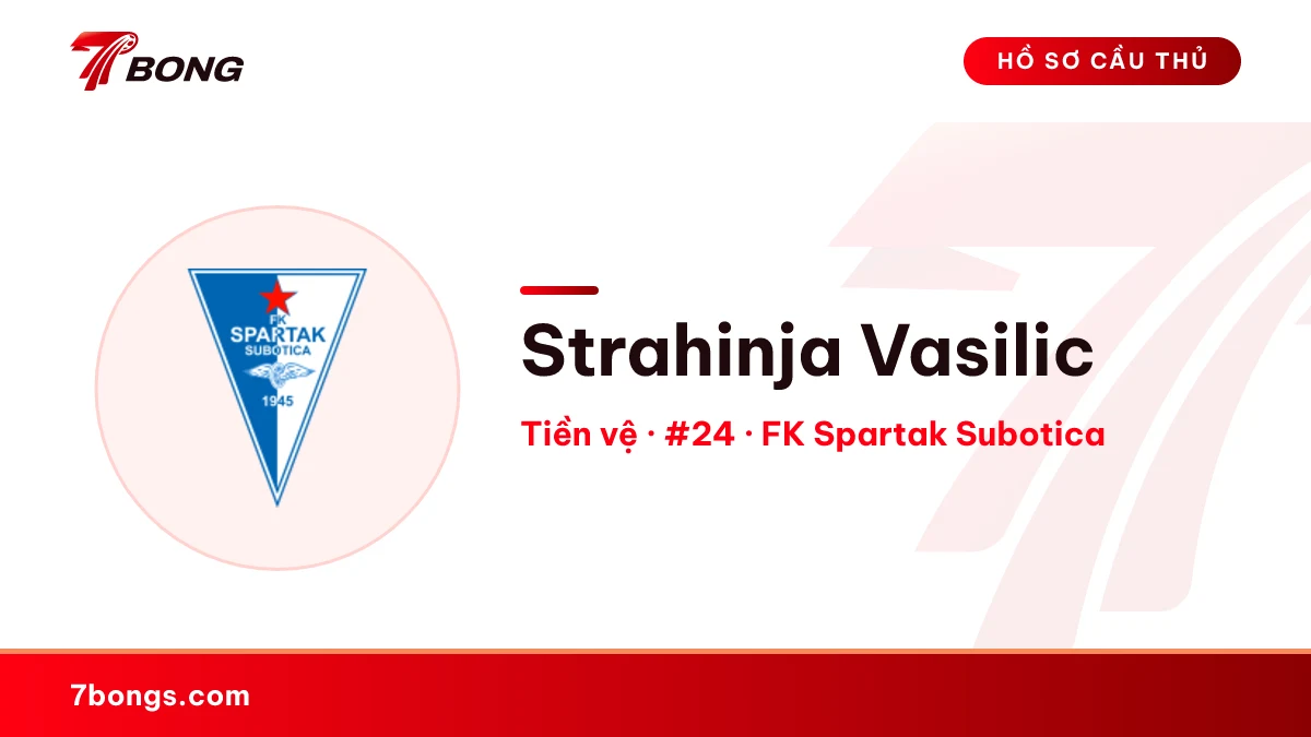 Strahinja Vasilic — FK Spartak Subotica