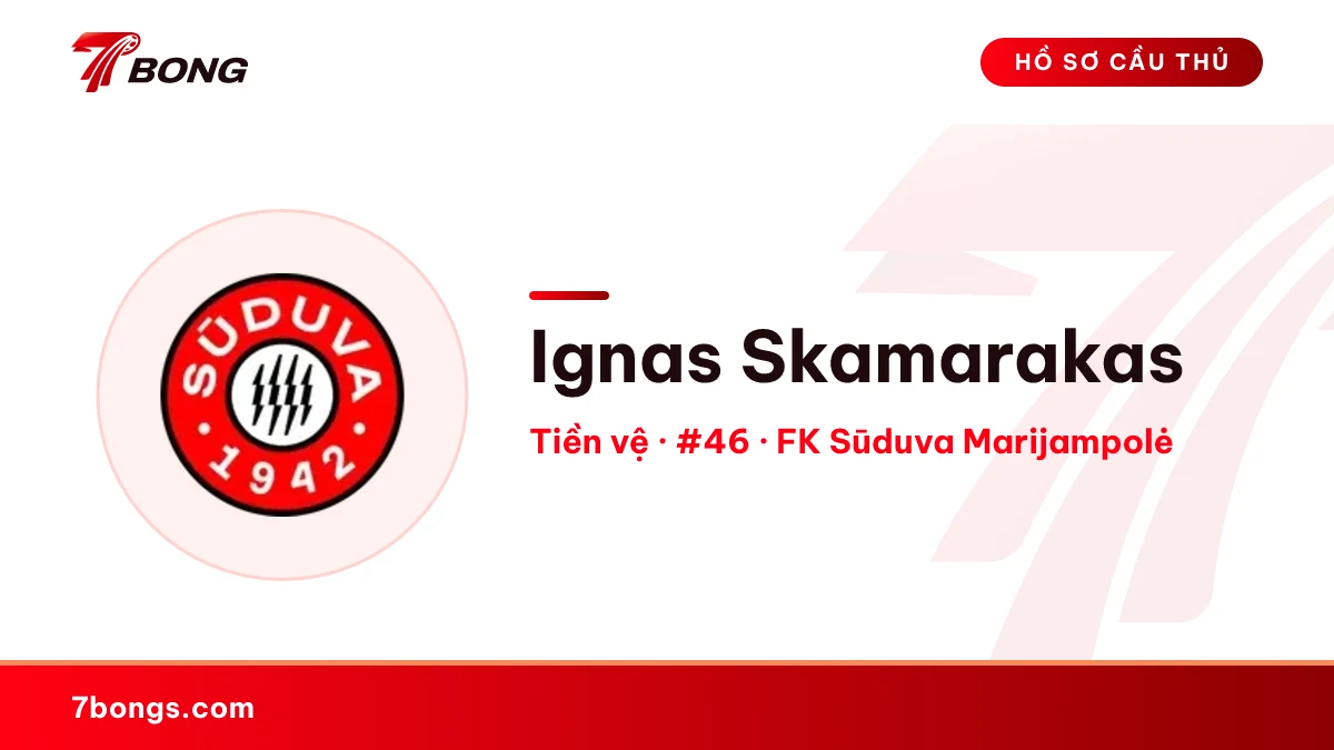 Ignas Skamarakas — FK Sūduva Marijampolė