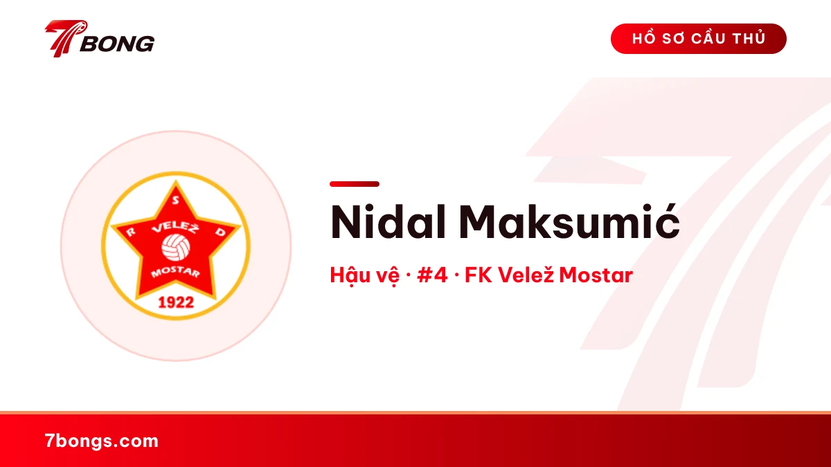 Nidal Maksumić — FK Velež Mostar