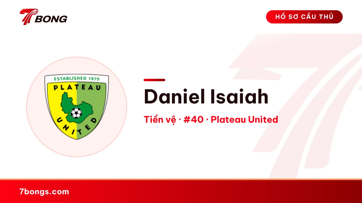 Daniel Isaiah — Plateau United
