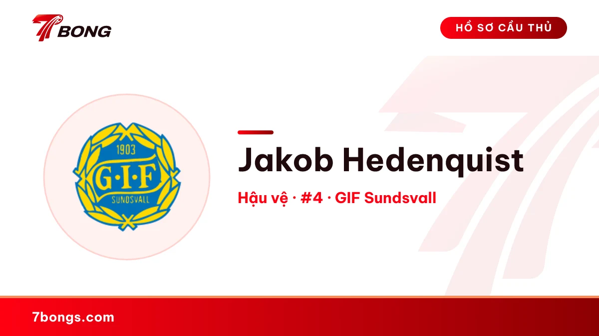 Jakob Hedenquist — GIF Sundsvall