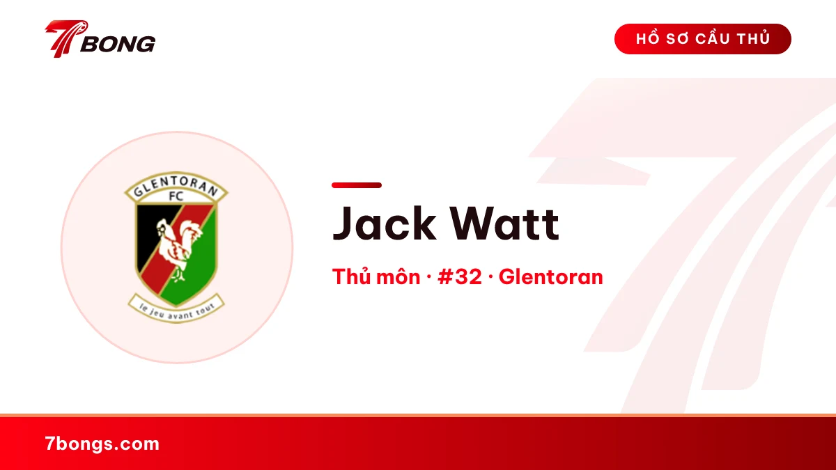 Jack Watt — Glentoran