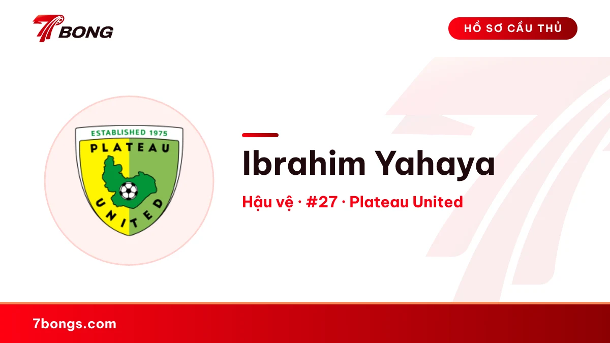 Ibrahim Yahaya — Plateau United