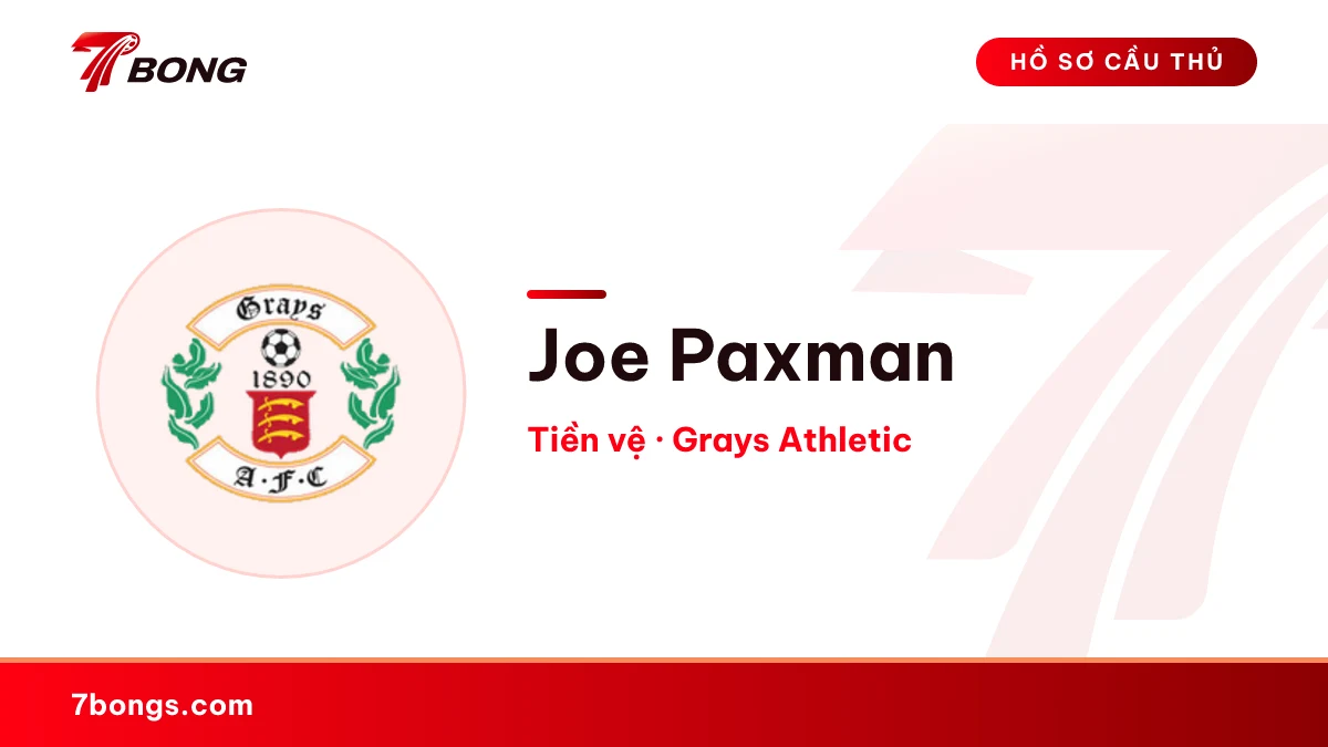Joe Paxman — Grays Athletic