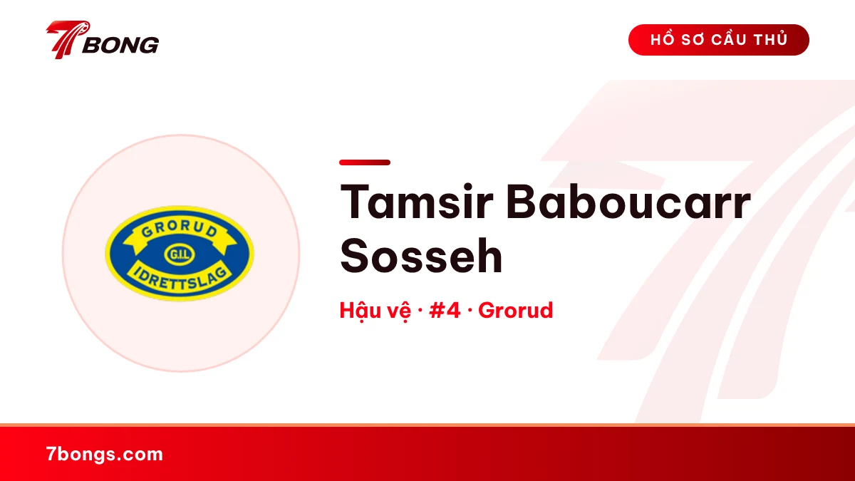 Tamsir Baboucarr Sosseh — Grorud