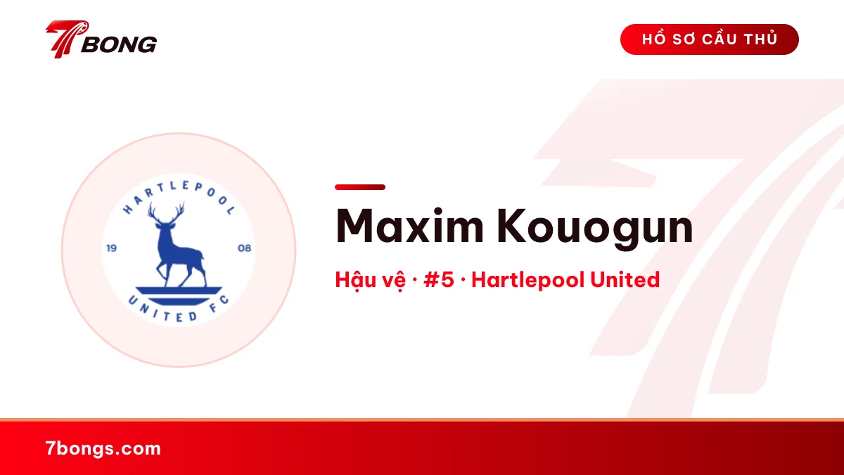 Maxim Kouogun — Hartlepool United