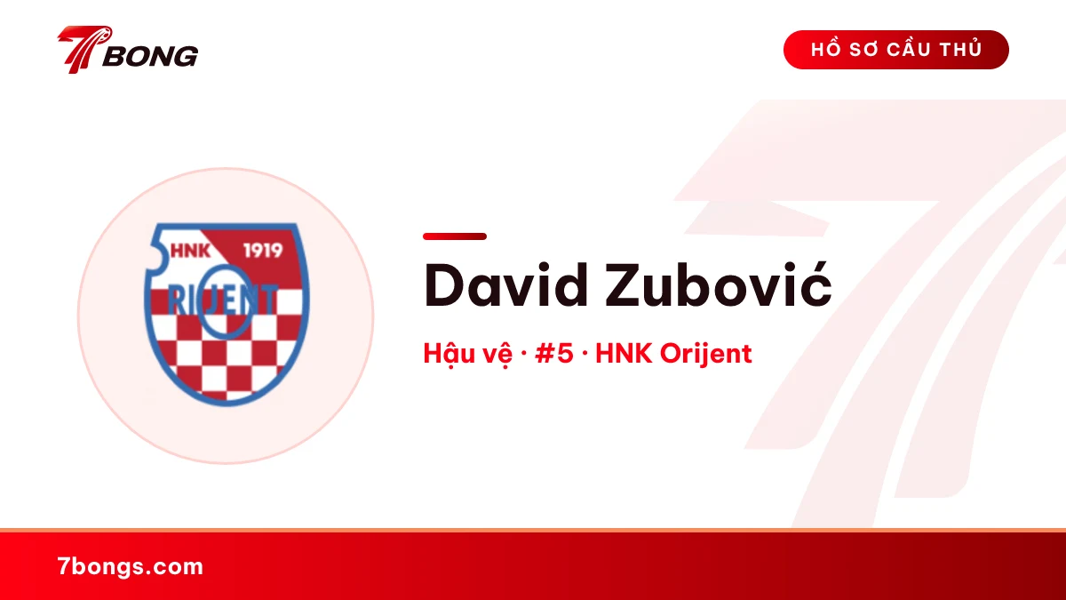 David Zubović — HNK Orijent