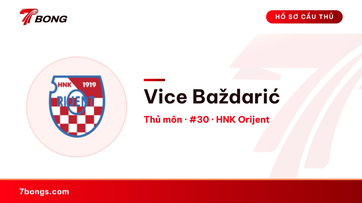 Vice Baždarić — HNK Orijent