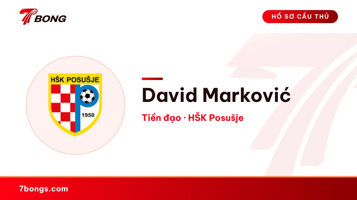 David Marković — HŠK Posušje