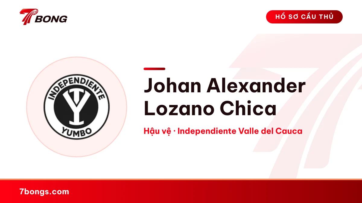 Johan Alexander Lozano Chica — Independiente Valle del Cauca