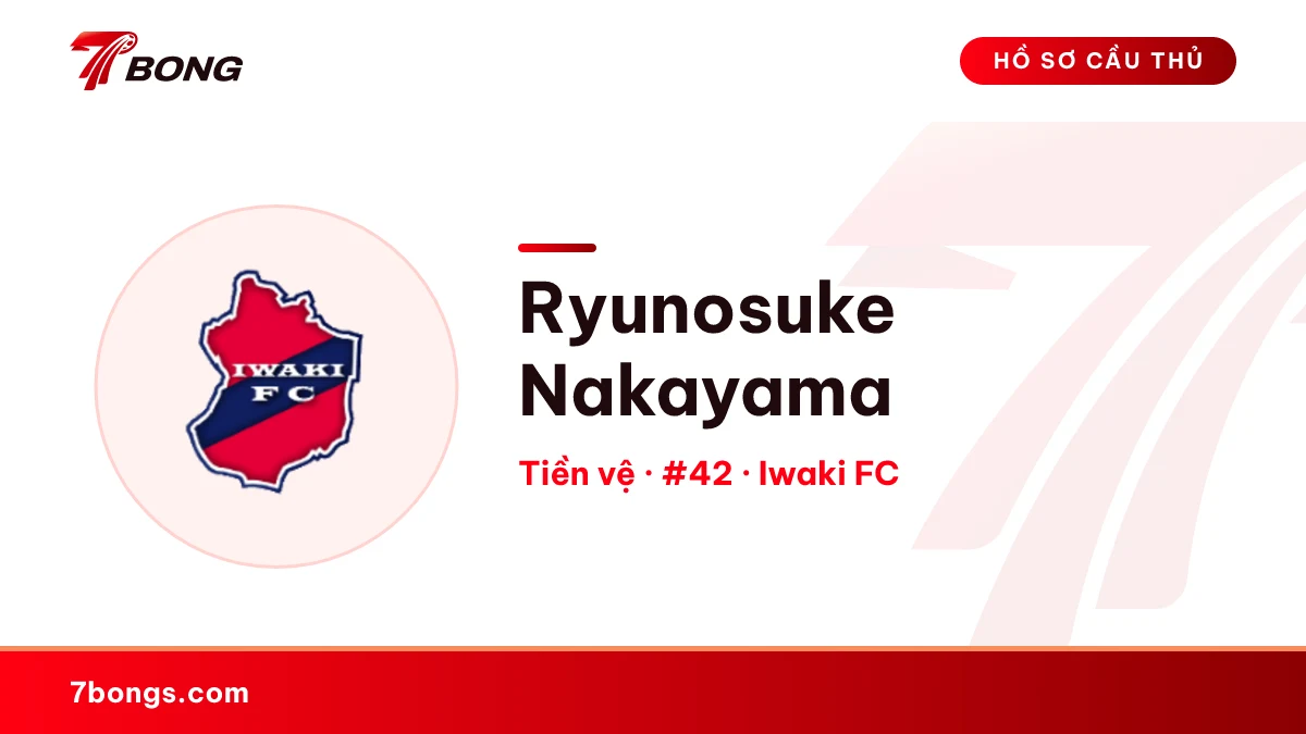 Ryunosuke Nakayama — Iwaki FC