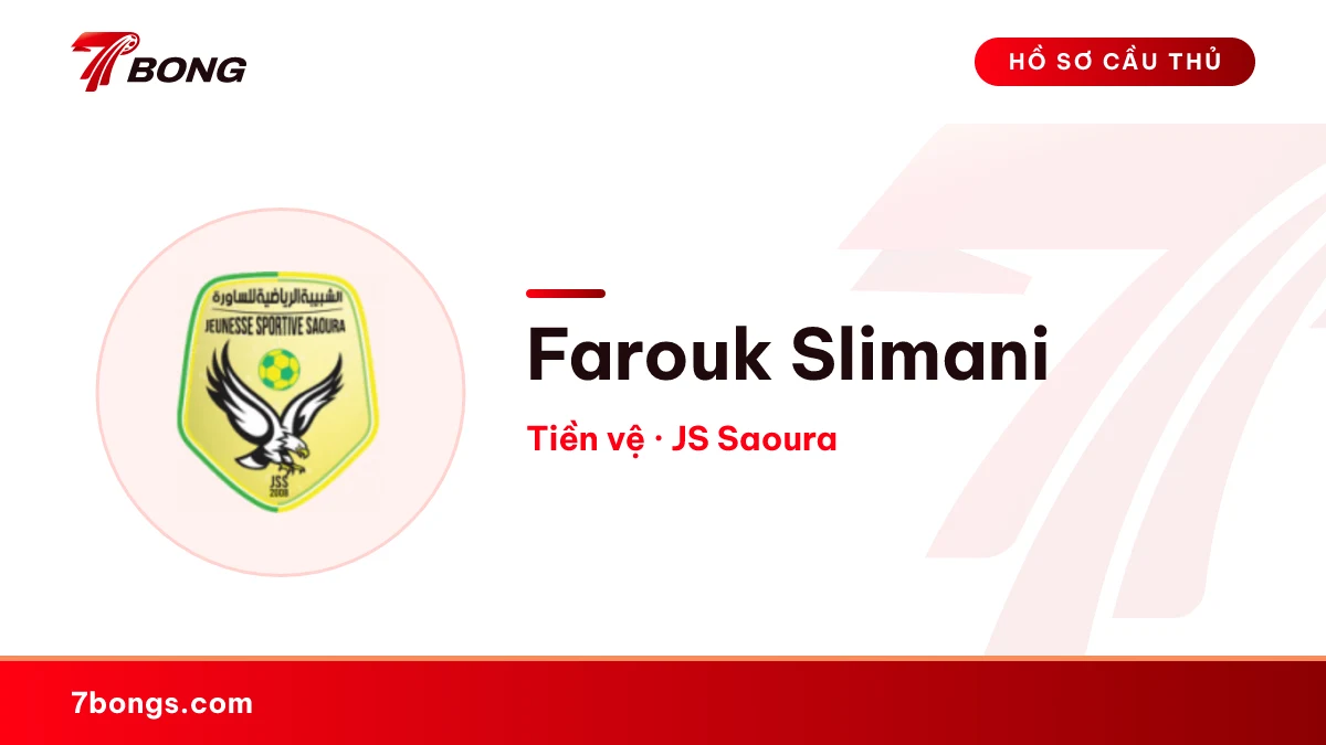 Farouk Slimani — JS Saoura