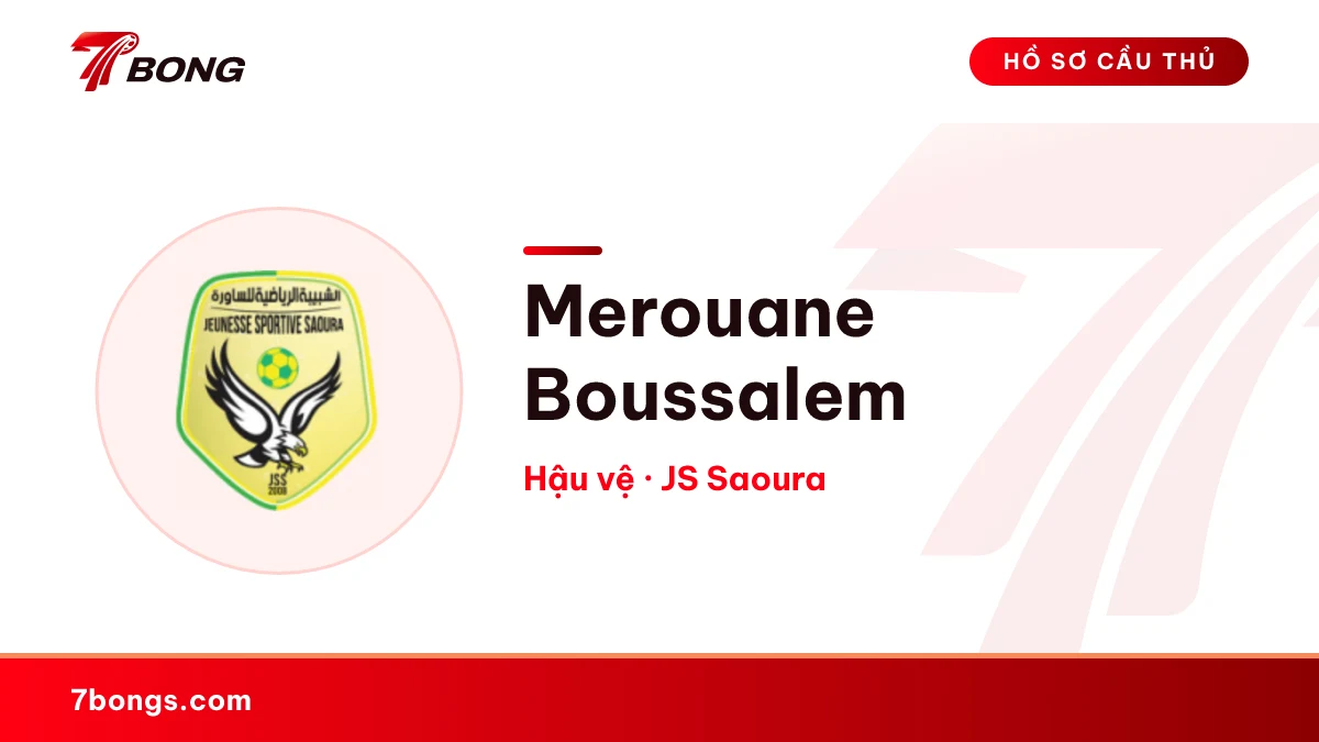 Merouane Boussalem — JS Saoura