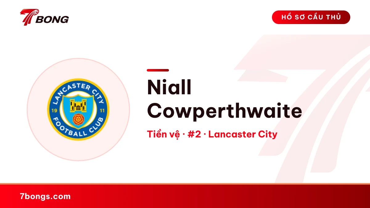 Niall Cowperthwaite — Lancaster City