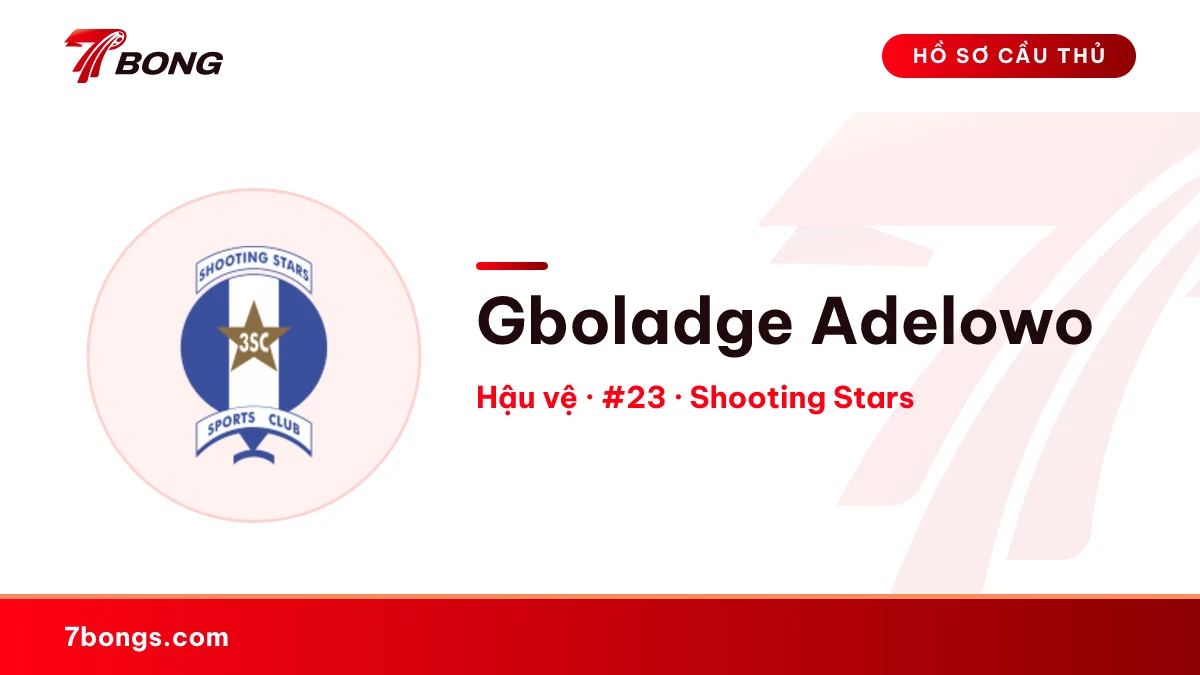 Gboladge Adelowo — Shooting Stars