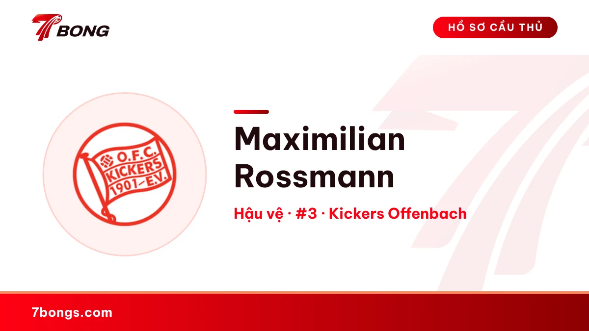 Maximilian Rossmann — Kickers Offenbach