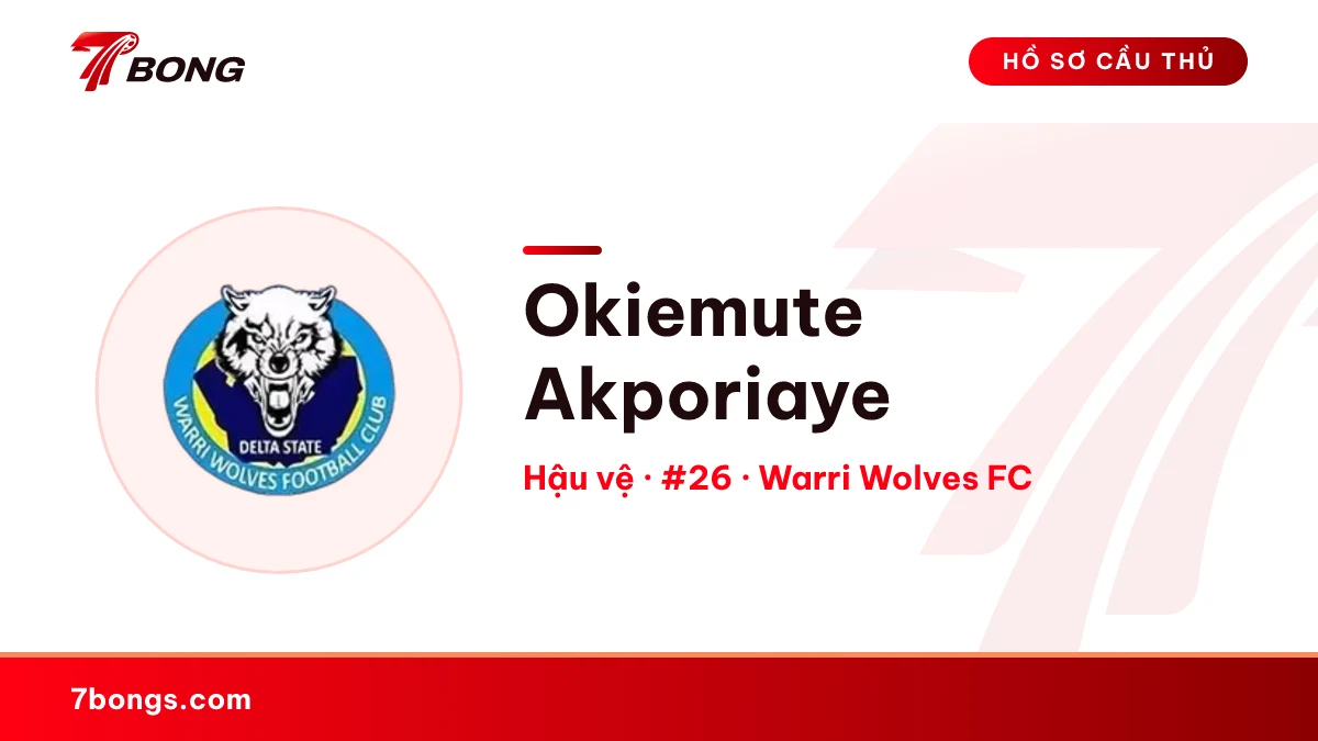Okiemute Akporiaye — Warri Wolves FC