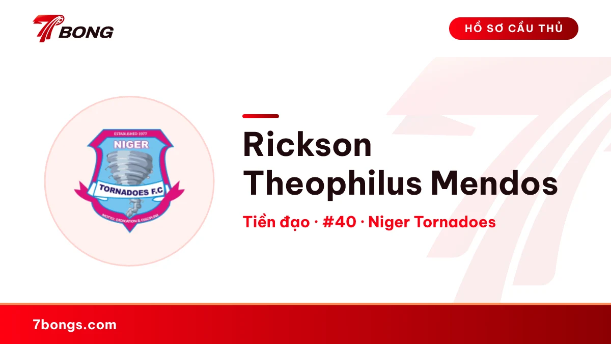 Rickson Theophilus Mendos — Niger Tornadoes