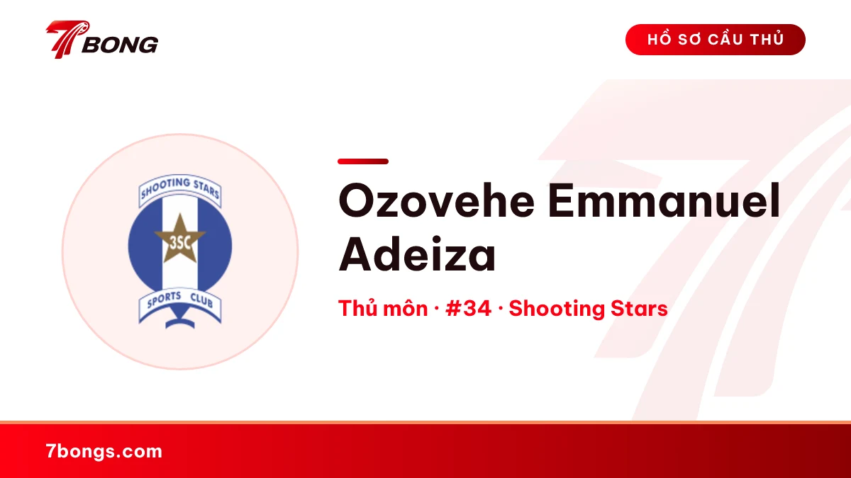 Ozovehe Emmanuel Adeiza — Shooting Stars