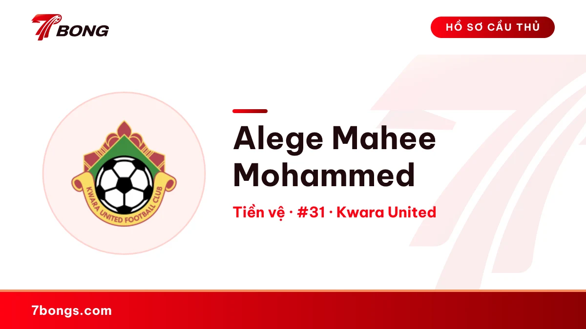 Alege Mahee Mohammed — Kwara United