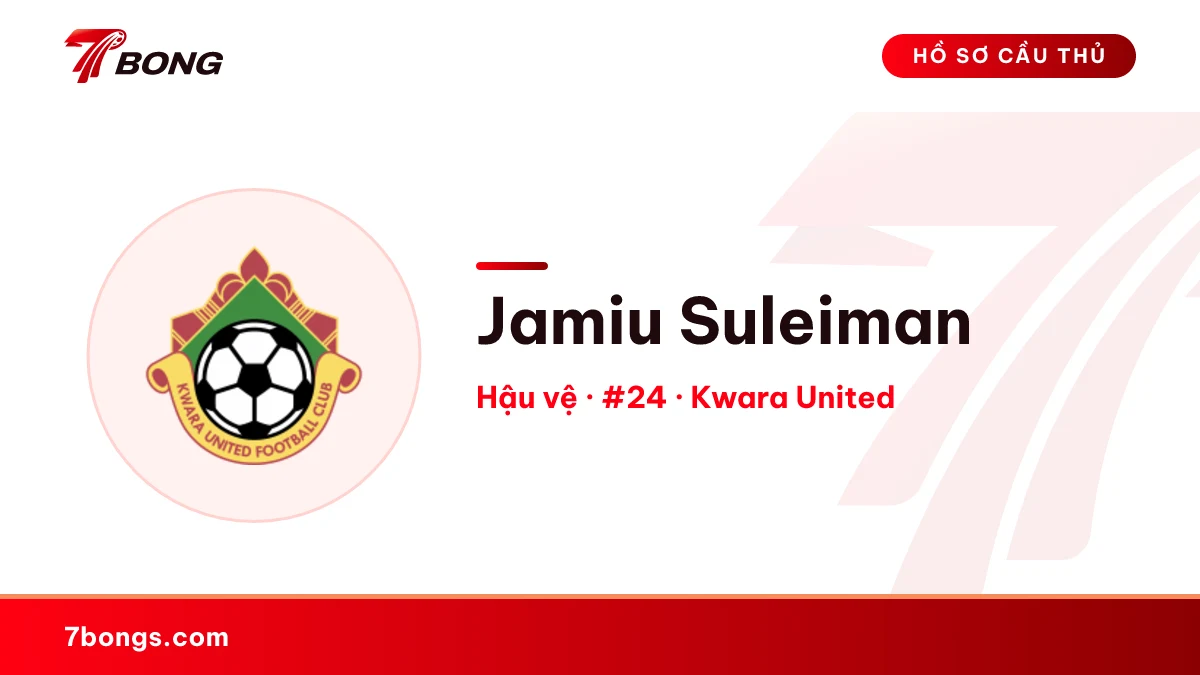 Jamiu Suleiman — Kwara United