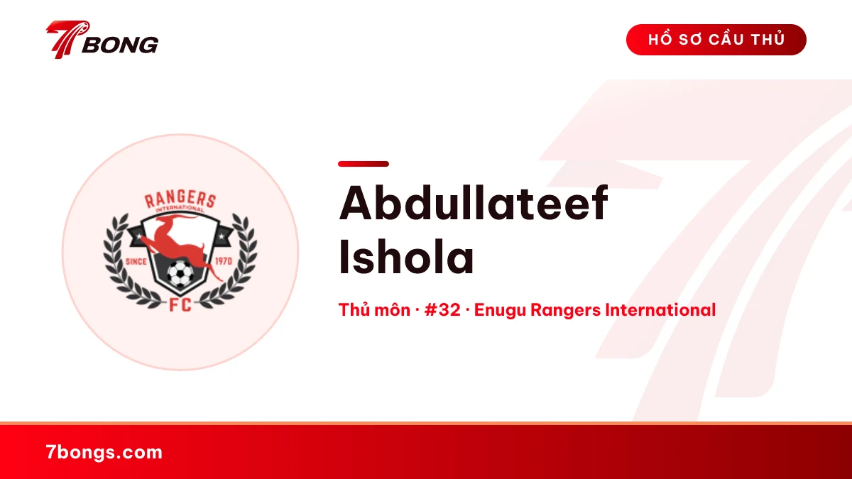 Abdullateef Ishola — Enugu Rangers International