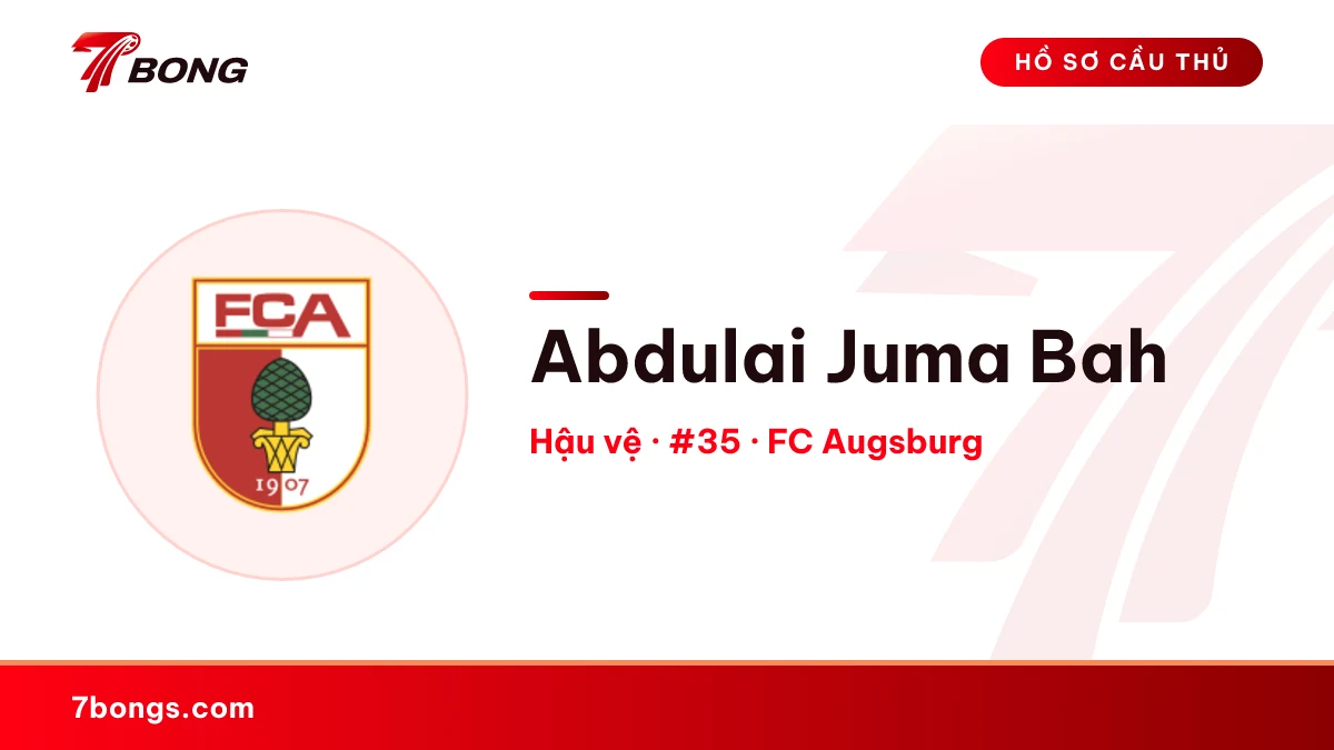 Abdulai Juma Bah — FC Augsburg