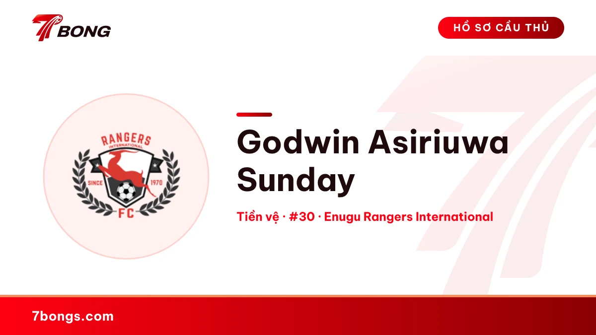 Godwin Asiriuwa Sunday — Enugu Rangers International