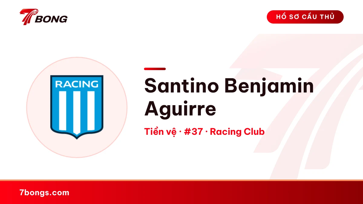Santino Benjamin Aguirre — Racing Club